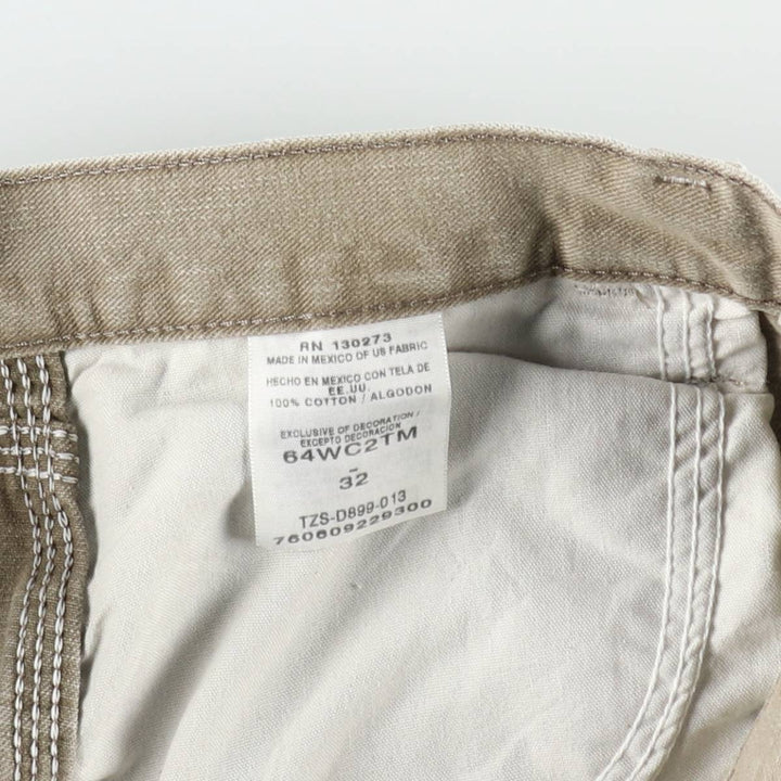 Wrangler denim painter shorts, men's size W32 (approx.) cotton Beige type Vintage Second Hand
