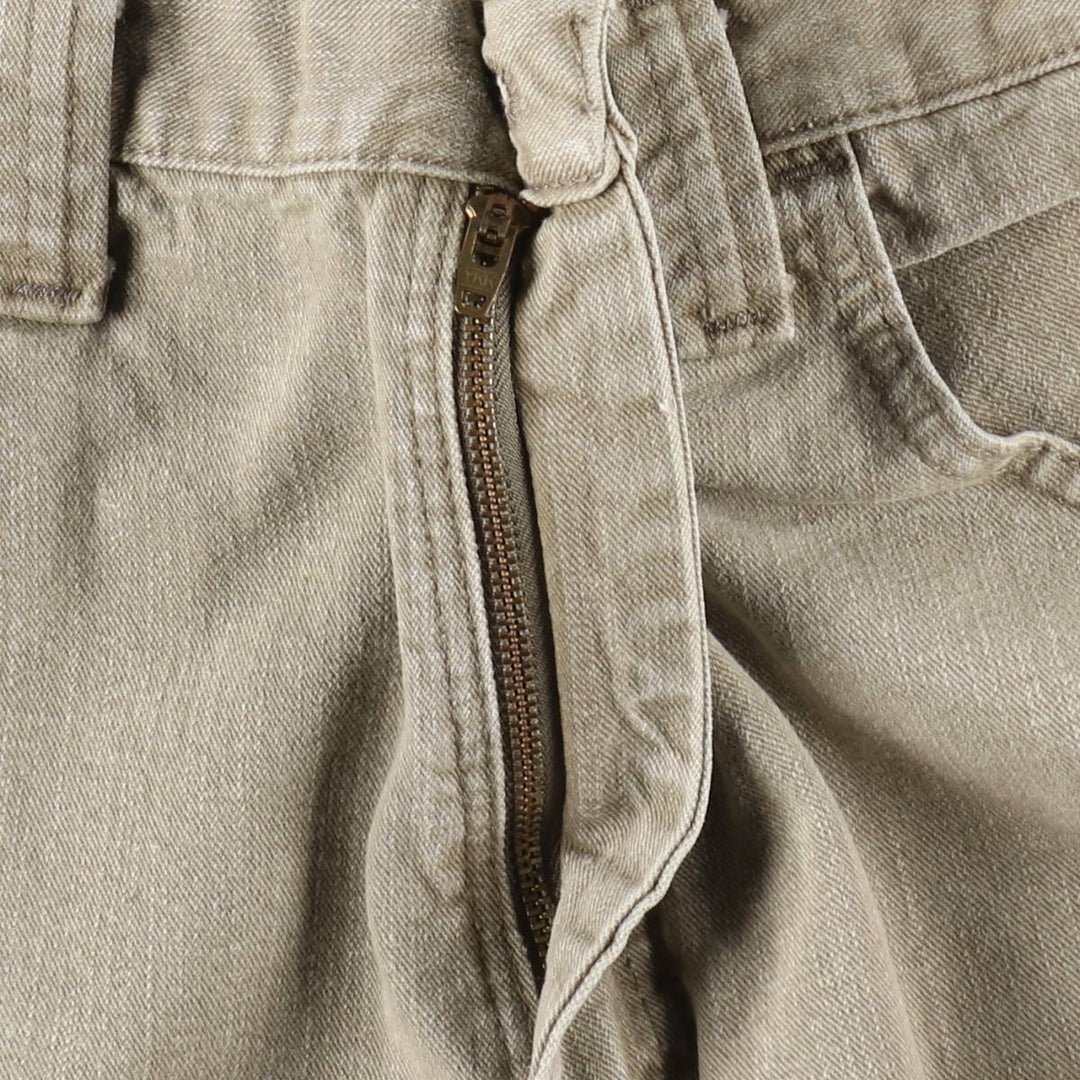 Wrangler denim painter shorts, men's size W32 (approx.) cotton Beige type Vintage Second Hand
