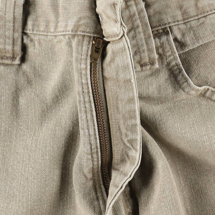 Wrangler denim painter shorts, men's size W32 (approx.) cotton Beige type Vintage Second Hand