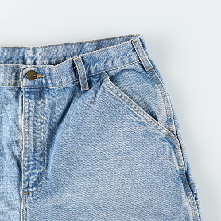 Carhartt Denim Painter Shorts, Shorts, Men's, W36 equivalent cotton Blue type light blue Vintage Second Hand