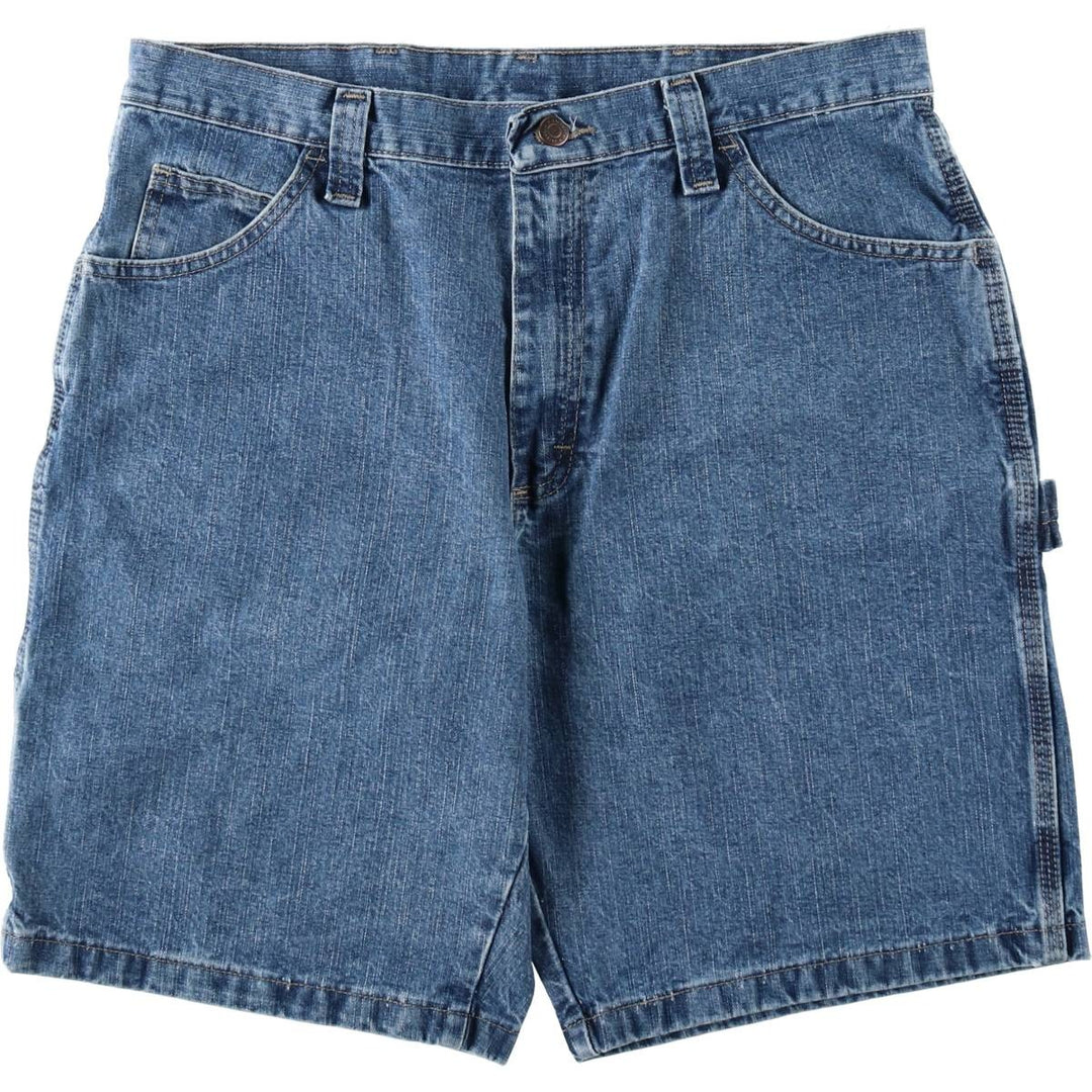 Wrangler Denim Painter Shorts, Men's Size W34 cotton blue type Vintage Second Hand