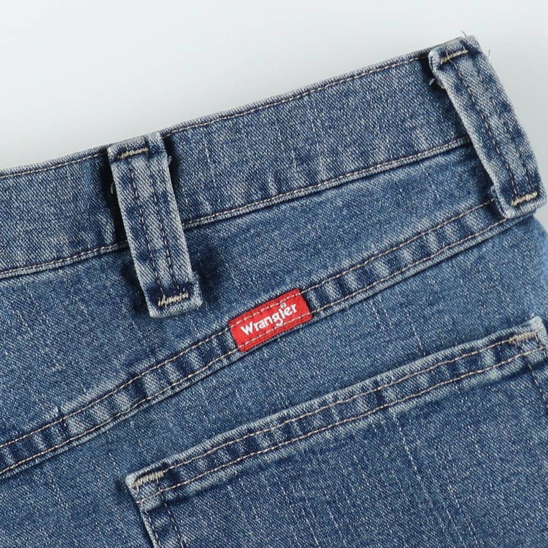 Wrangler denim painter shorts, men's size W36 (approx.) cotton blue type Vintage Second Hand