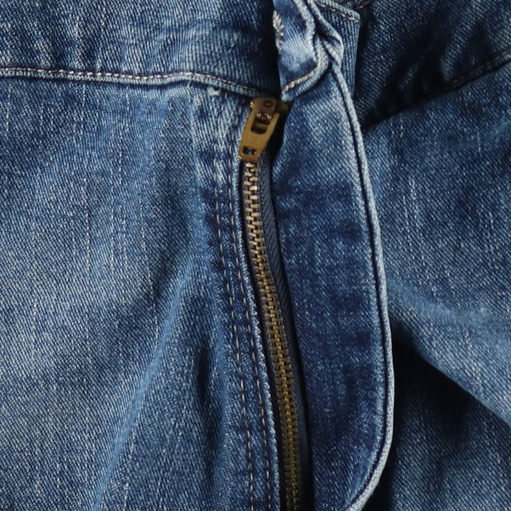 Wrangler denim painter shorts, men's size W36 (approx.) cotton blue type Vintage Second Hand