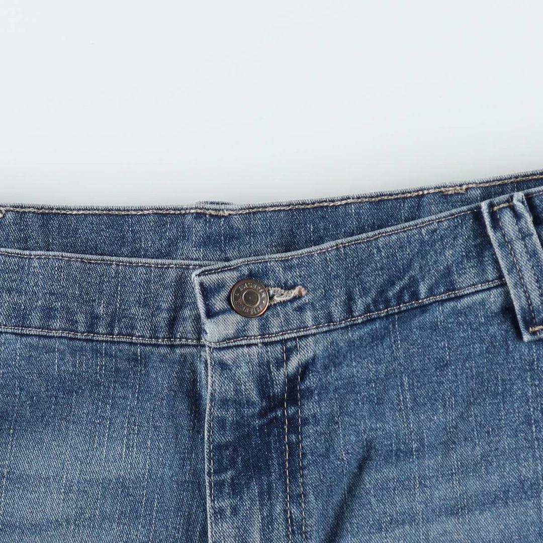 Wrangler denim painter shorts, men's size W36 (approx.) cotton blue type Vintage Second Hand
