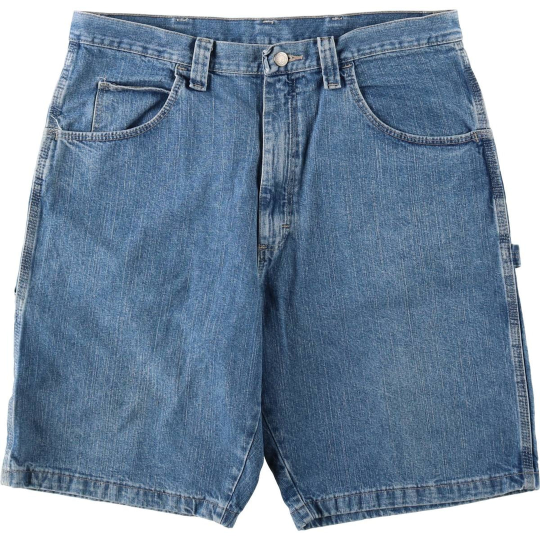 Wrangler Denim Painter Shorts, Men's Size W34 cotton blue type Vintage Second Hand