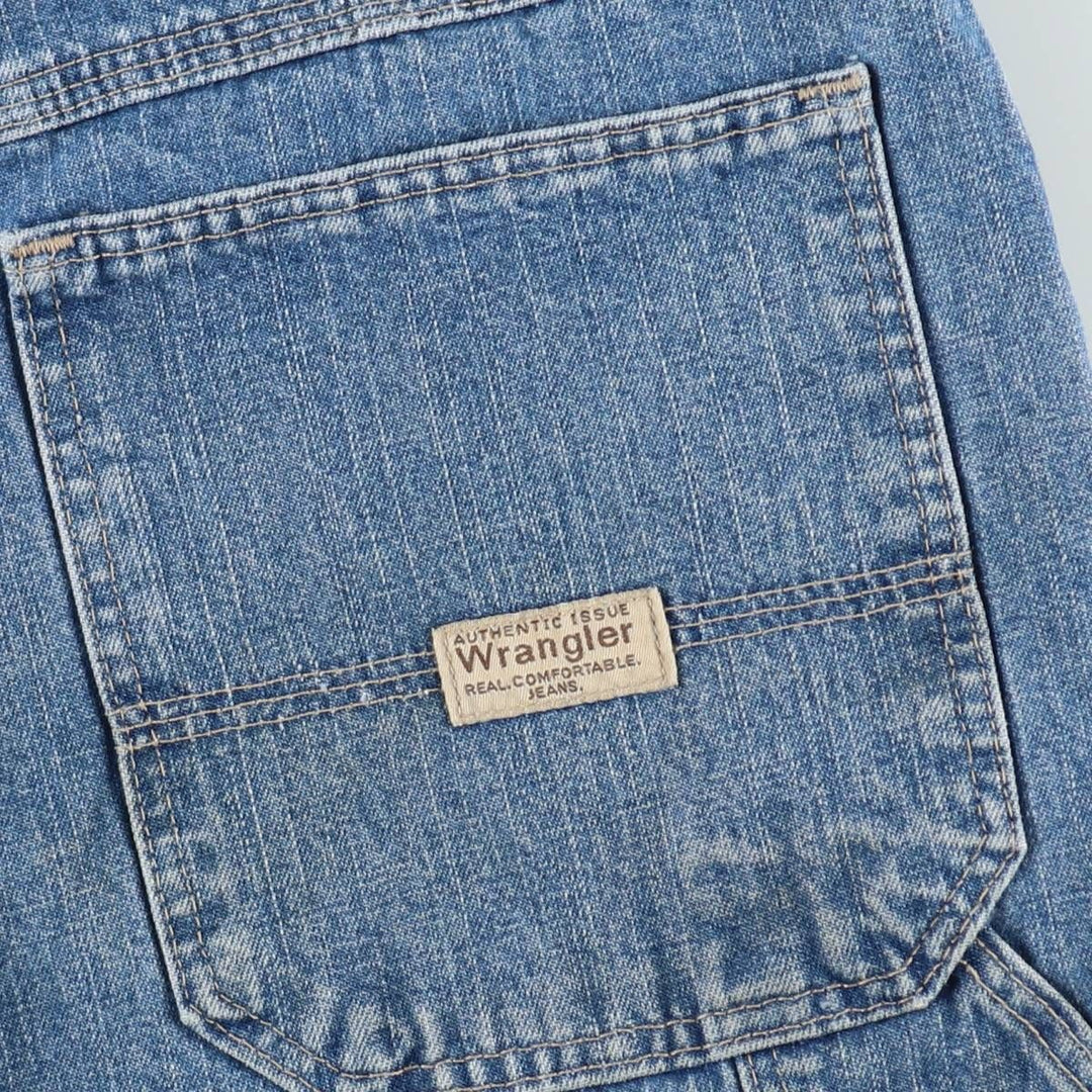 Wrangler Denim Painter Shorts, Men's Size W34 cotton blue type Vintage Second Hand