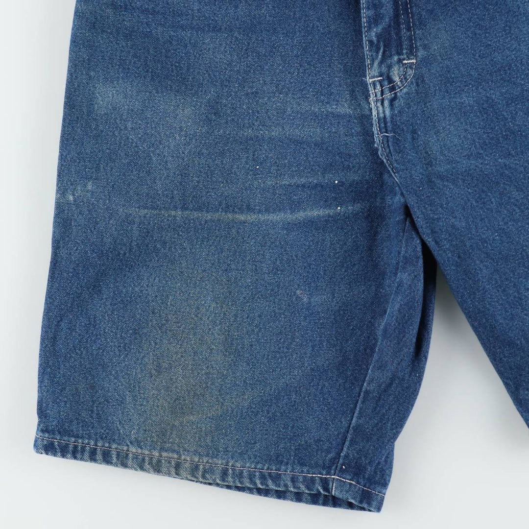 Dickies denim painter shorts, made in Mexico, men's size W32 (approx.). cotton blue type Vintage Second Hand