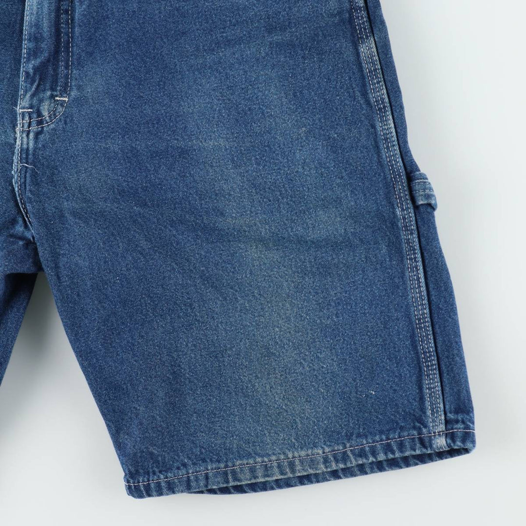 Dickies denim painter shorts, made in Mexico, men's size W32 (approx.). cotton blue type Vintage Second Hand