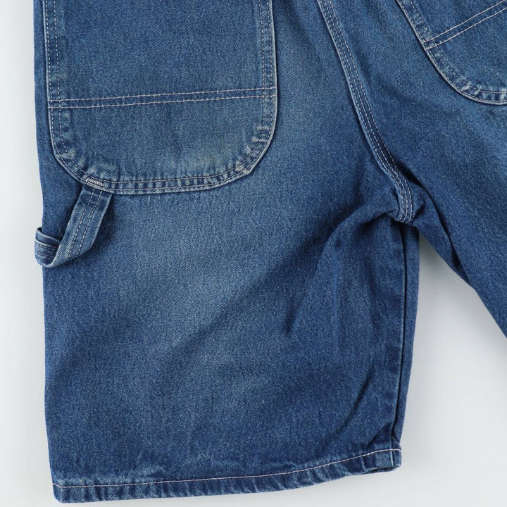 Dickies denim painter shorts, made in Mexico, men's size W32 (approx.). cotton blue type Vintage Second Hand