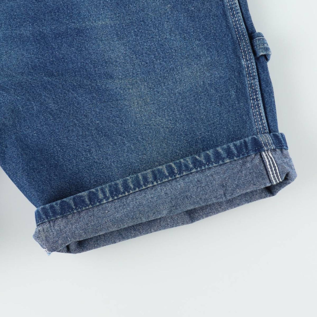 Dickies denim painter shorts, made in Mexico, men's size W32 (approx.). cotton blue type Vintage Second Hand