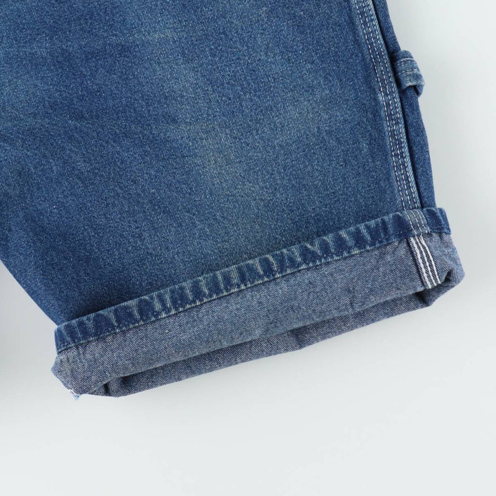 Dickies denim painter shorts, made in Mexico, men's size W32 (approx.). cotton blue type Vintage Second Hand
