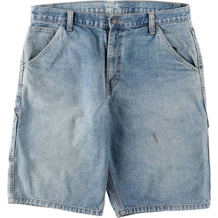2000'S Levi's Orange Tab Denim Painter Shorts (Men's W37 equivalent) cotton blue type Vintage Second Hand