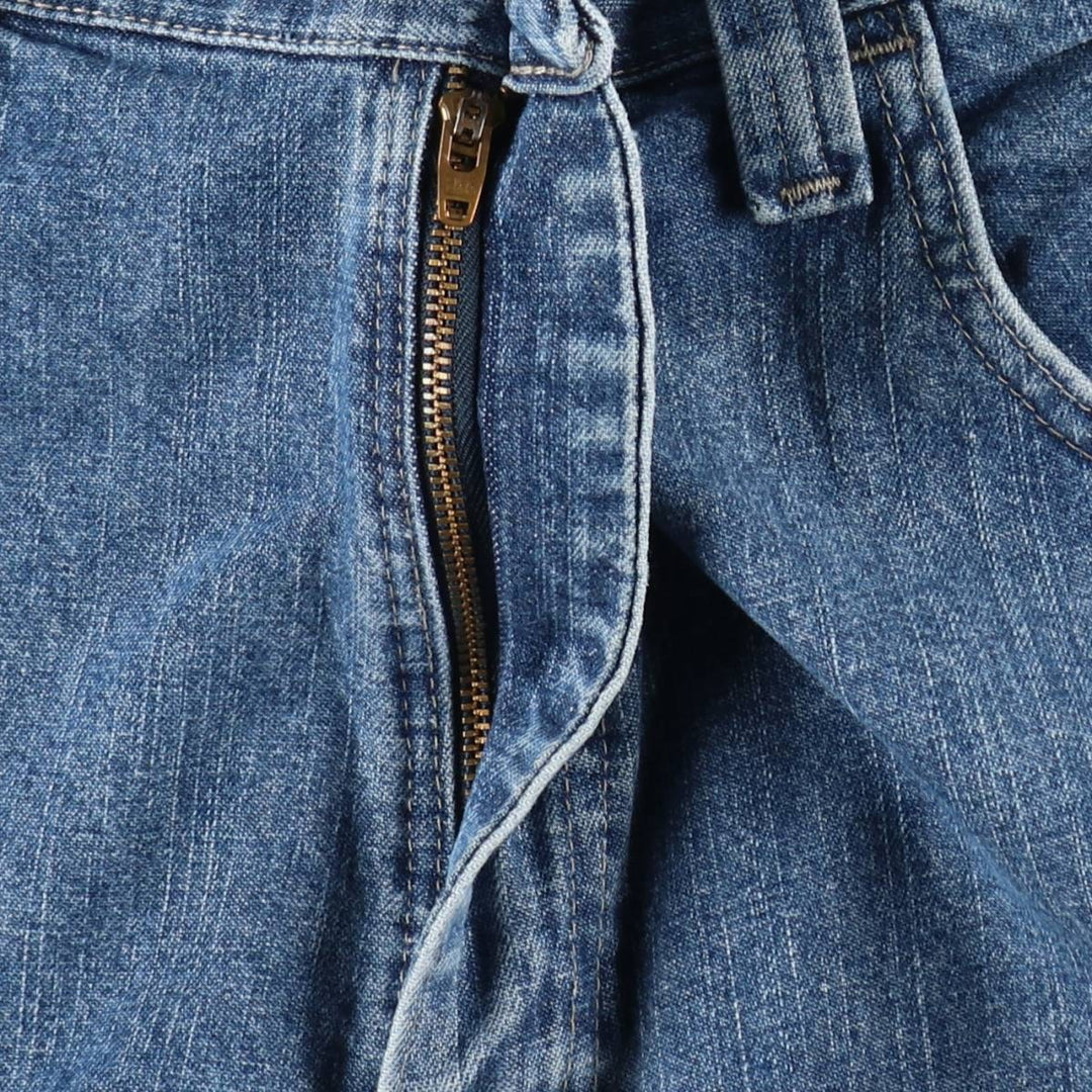 Wrangler denim painter shorts, men's size W37 (approx.) cotton blue type Vintage Second Hand