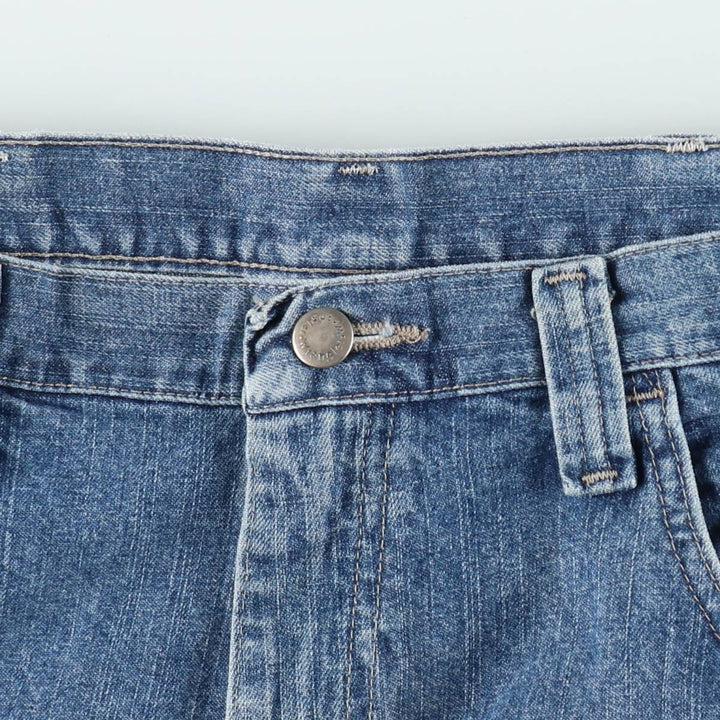 Wrangler denim painter shorts, men's size W37 (approx.) cotton blue type Vintage Second Hand