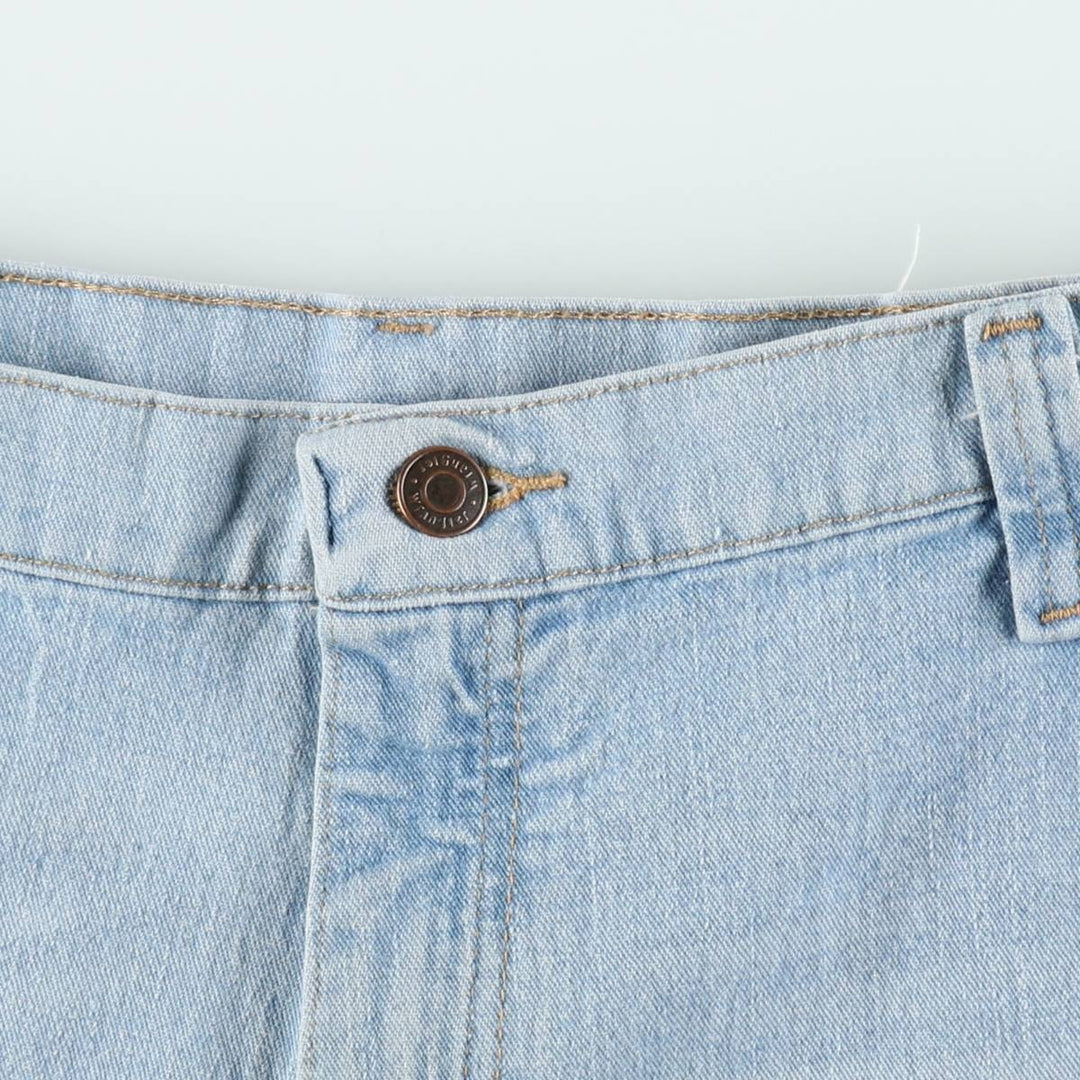 Wrangler denim painter shorts, men's size W37 (approx.) cotton blue type Vintage Second Hand