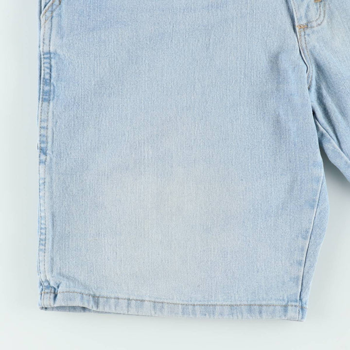 Wrangler denim painter shorts, men's size W37 (approx.) cotton blue type Vintage Second Hand