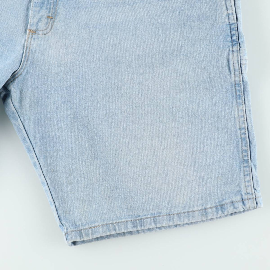Wrangler denim painter shorts, men's size W37 (approx.) cotton blue type Vintage Second Hand