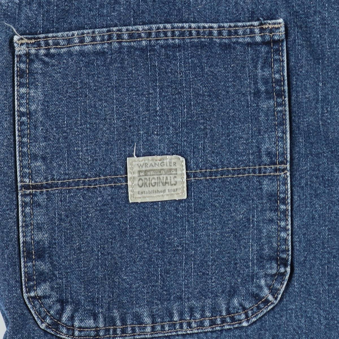 Wrangler denim shorts, men's size W36 (approx.) cotton blue type Vintage Second Hand
