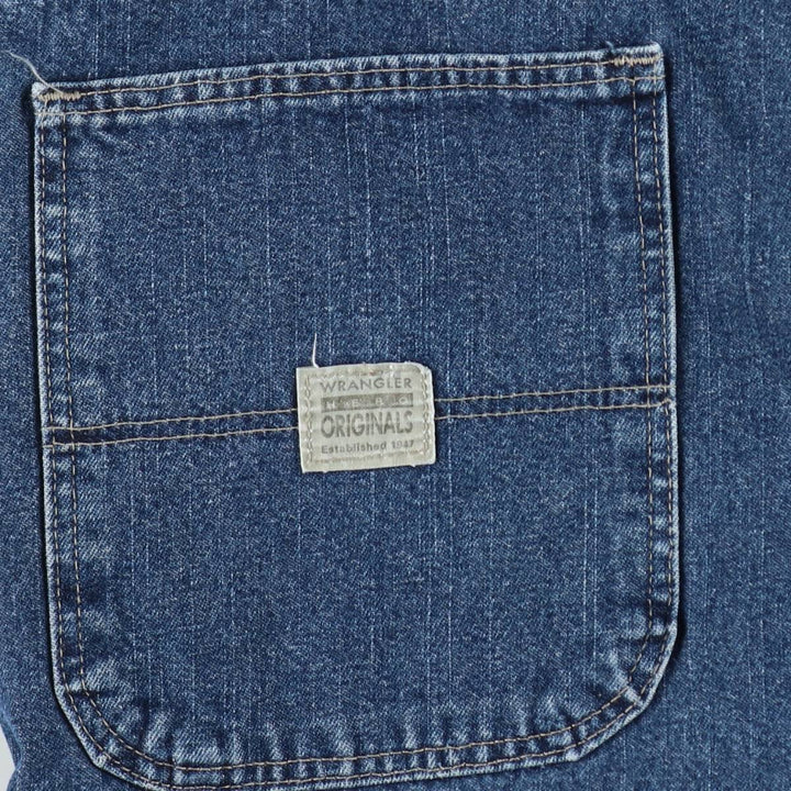 Wrangler denim shorts, men's size W36 (approx.) cotton blue type Vintage Second Hand