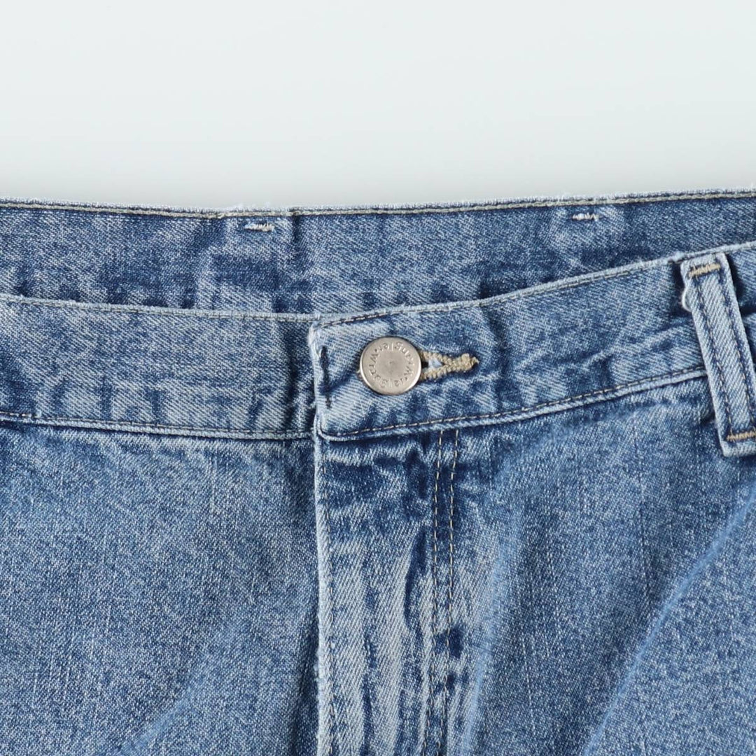 Wrangler denim painter shorts, men's size W37 (approx.) cotton blue type Vintage Second Hand
