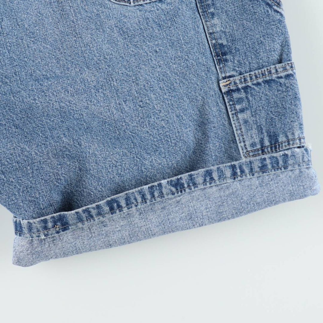 Wrangler denim painter shorts, men's size W37 (approx.) cotton blue type Vintage Second Hand