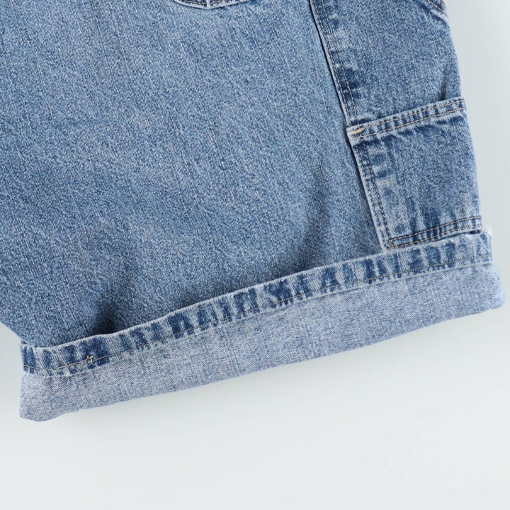 Wrangler denim painter shorts, men's size W37 (approx.) cotton blue type Vintage Second Hand