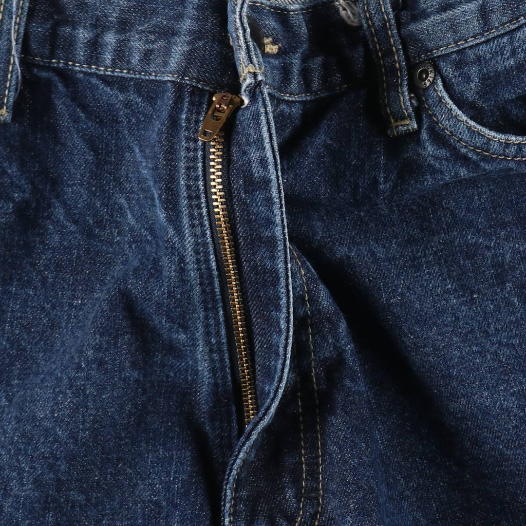 Dickies denim shorts, men's size W34 (approx.) cotton navy blue type Vintage Second Hand
