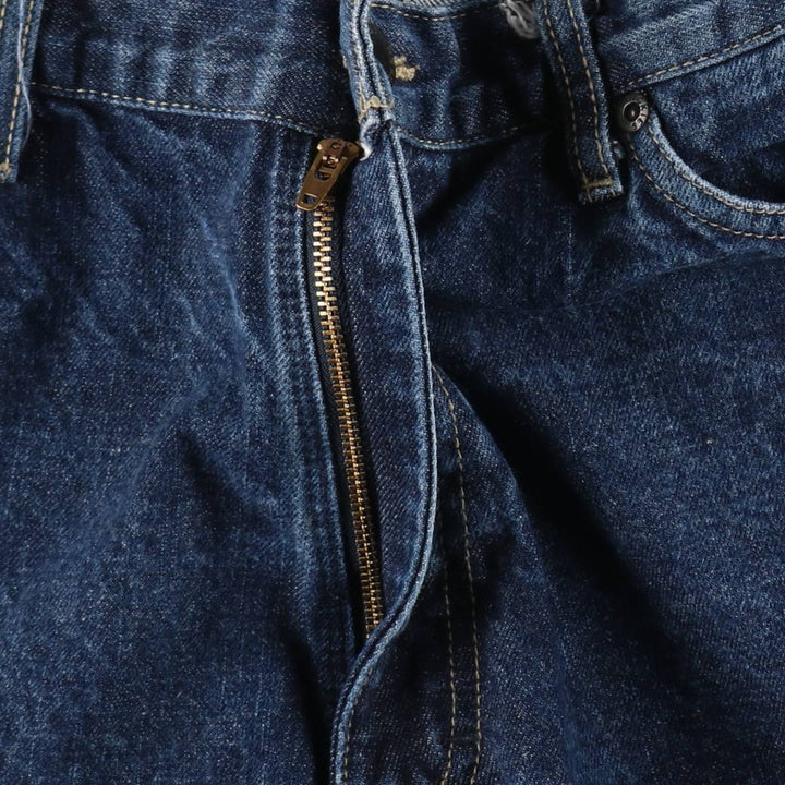 Dickies denim shorts, men's size W34 (approx.) cotton navy blue type Vintage Second Hand