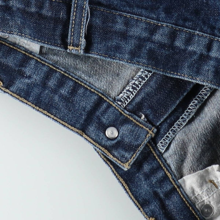 Dickies denim shorts, men's size W34 (approx.) cotton navy blue type Vintage Second Hand