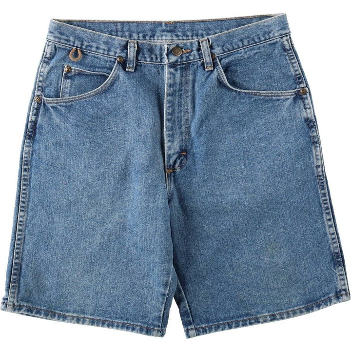 90'S Wrangler denim shorts, made in USA, men's size W33 equivalent, vintage. cotton blue type Vintage Second Hand