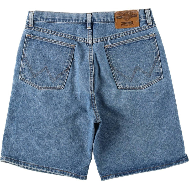 90'S Wrangler denim shorts, made in USA, men's size W33 equivalent, vintage. cotton blue type Vintage Second Hand