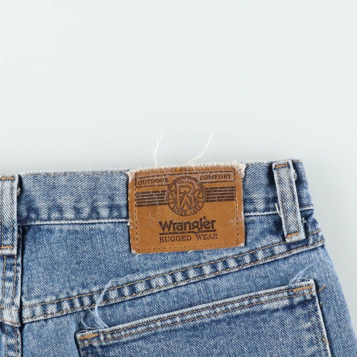90'S Wrangler denim shorts, made in USA, men's size W33 equivalent, vintage. cotton blue type Vintage Second Hand