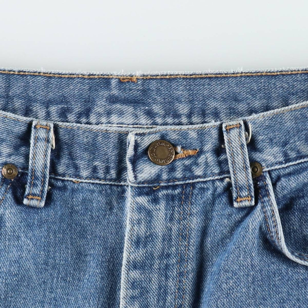 90'S Wrangler denim shorts, made in USA, men's size W33 equivalent, vintage. cotton blue type Vintage Second Hand
