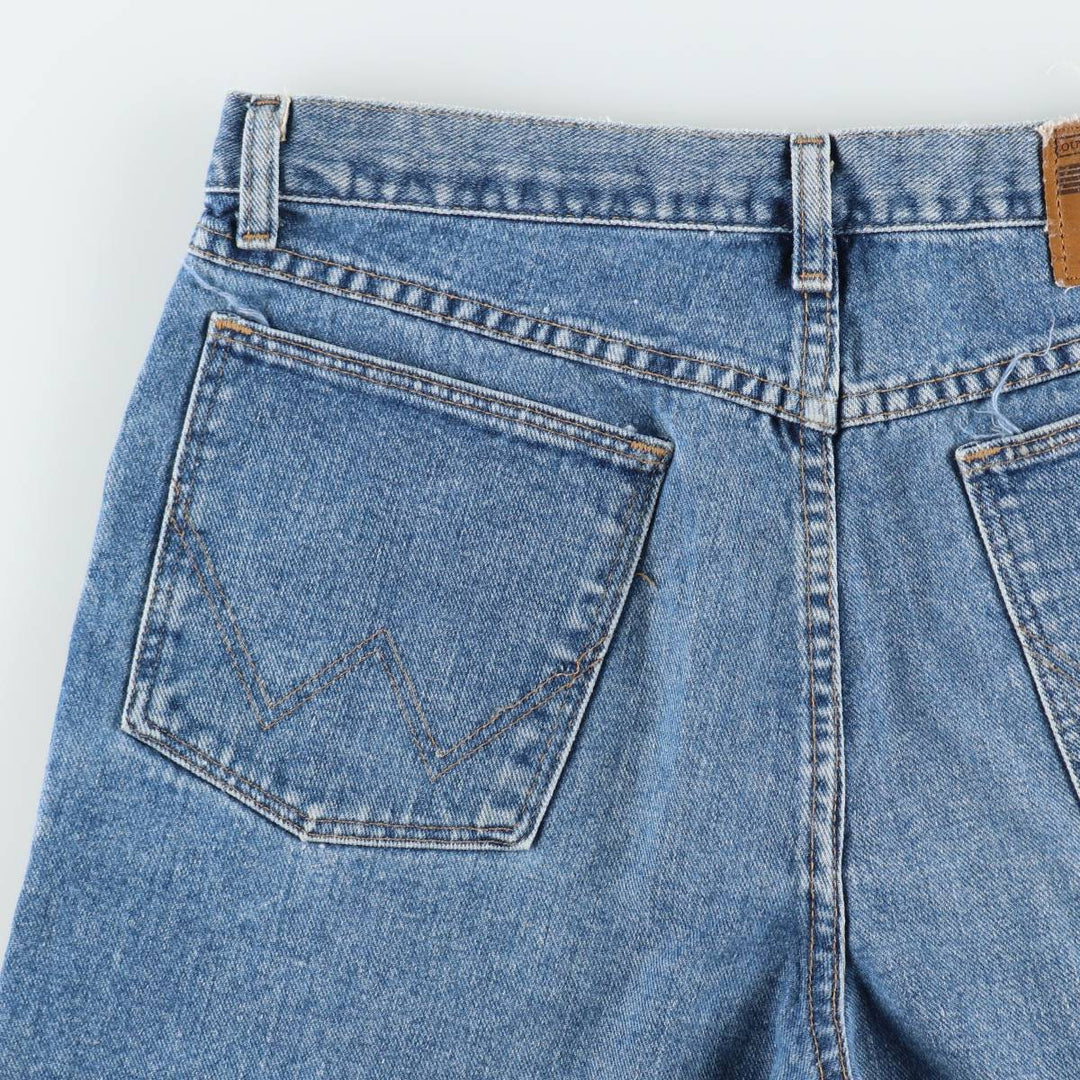 90'S Wrangler denim shorts, made in USA, men's size W33 equivalent, vintage. cotton blue type Vintage Second Hand