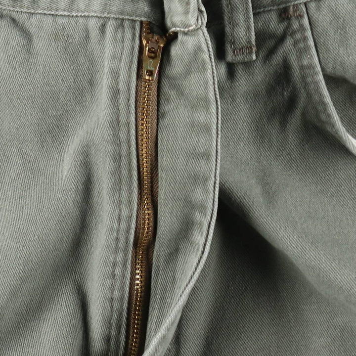 90'S Wrangler denim shorts, made in USA, men's size W36 equivalent, vintage. cotton Khaki type sage green Vintage Second Hand