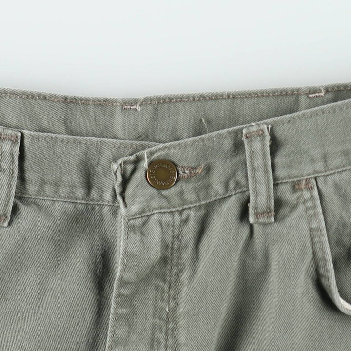90'S Wrangler denim shorts, made in USA, men's size W36 equivalent, vintage. cotton Khaki type sage green Vintage Second Hand