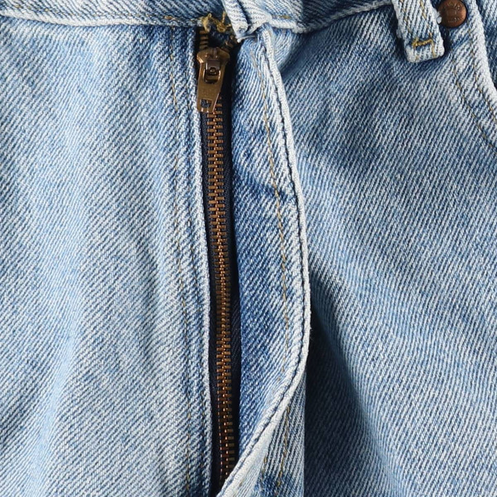 Lee denim shorts, half pants, made in USA, men's size W36 (approx.) cotton Blue type light blue Vintage Second Hand