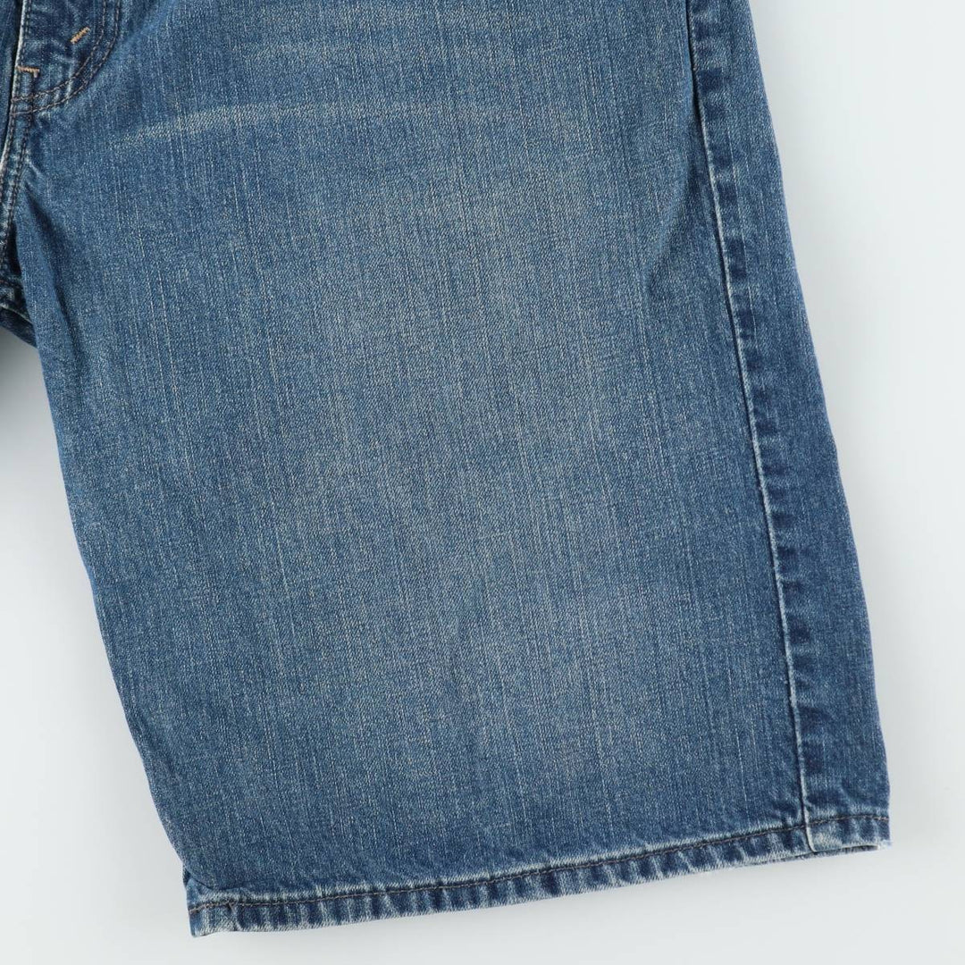 Levi's Silver Tab TRUE SHORT denim shorts, men's size W36 (approx.). cotton blue type Vintage Second Hand