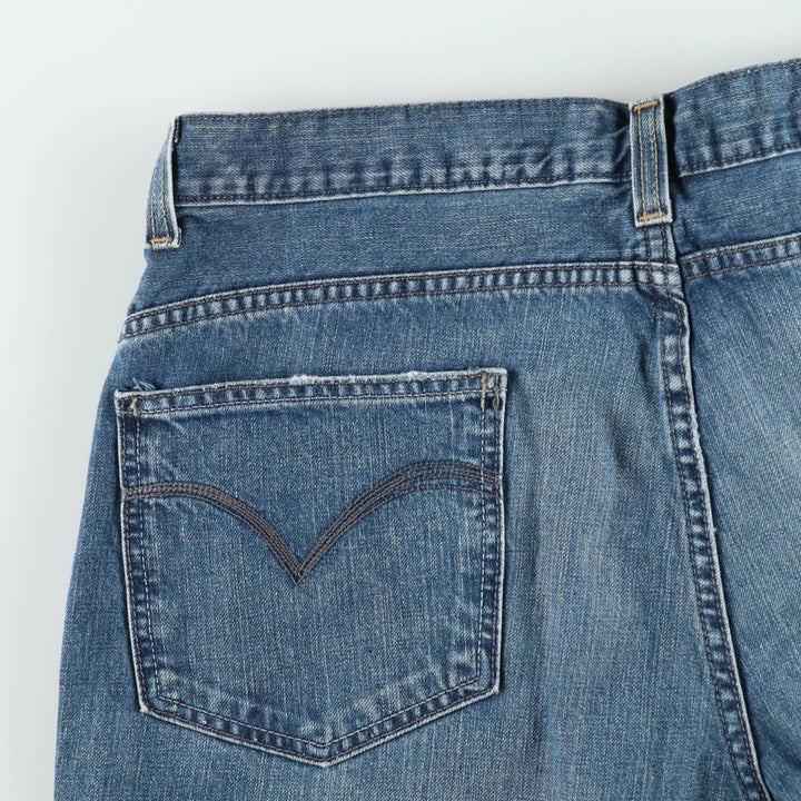 Levi's Silver Tab TRUE SHORT denim shorts, men's size W36 (approx.). cotton blue type Vintage Second Hand