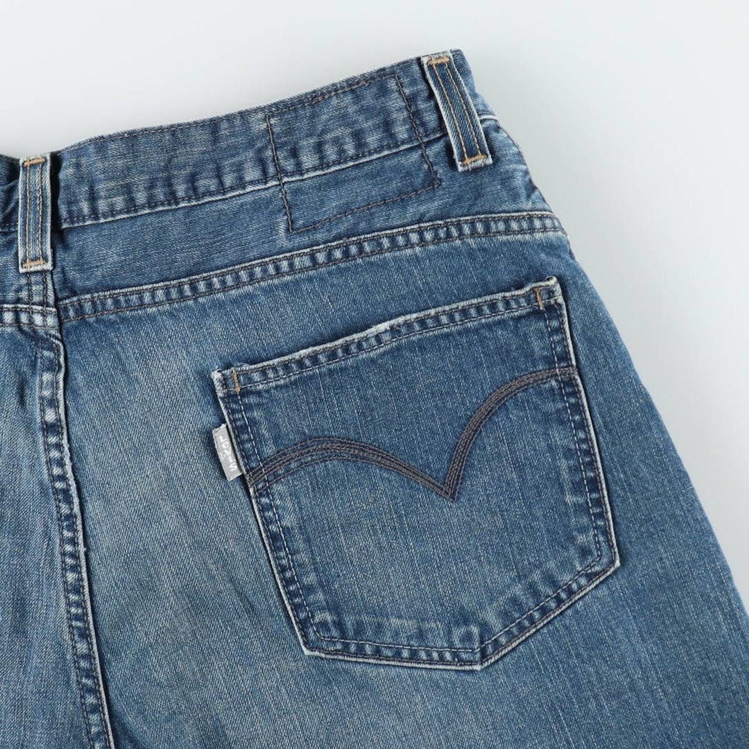 Levi's Silver Tab TRUE SHORT denim shorts, men's size W36 (approx.). cotton blue type Vintage Second Hand