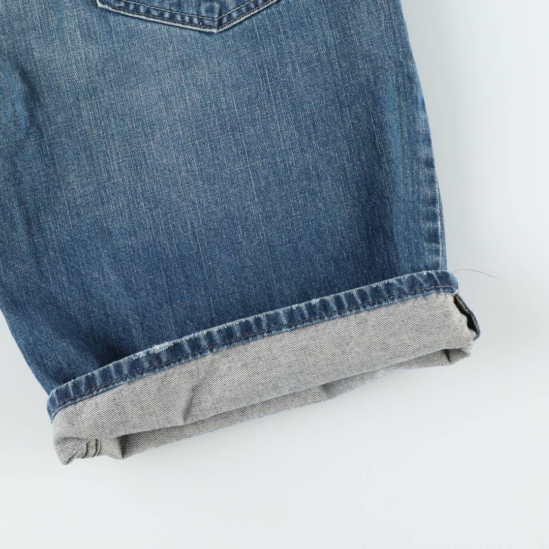Levi's Silver Tab TRUE SHORT denim shorts, men's size W36 (approx.). cotton blue type Vintage Second Hand