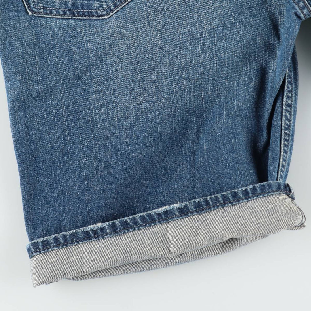 Levi's Silver Tab TRUE SHORT denim shorts, men's size W36 (approx.). cotton blue type Vintage Second Hand