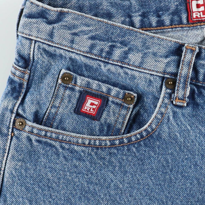 Ralph Lauren CHAPS denim shorts, men's size W30 (approx.). cotton blue type Vintage Second Hand