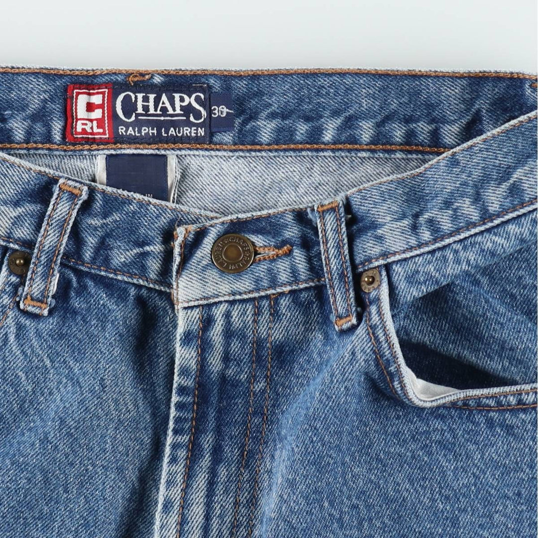 Ralph Lauren CHAPS denim shorts, men's size W30 (approx.). cotton blue type Vintage Second Hand