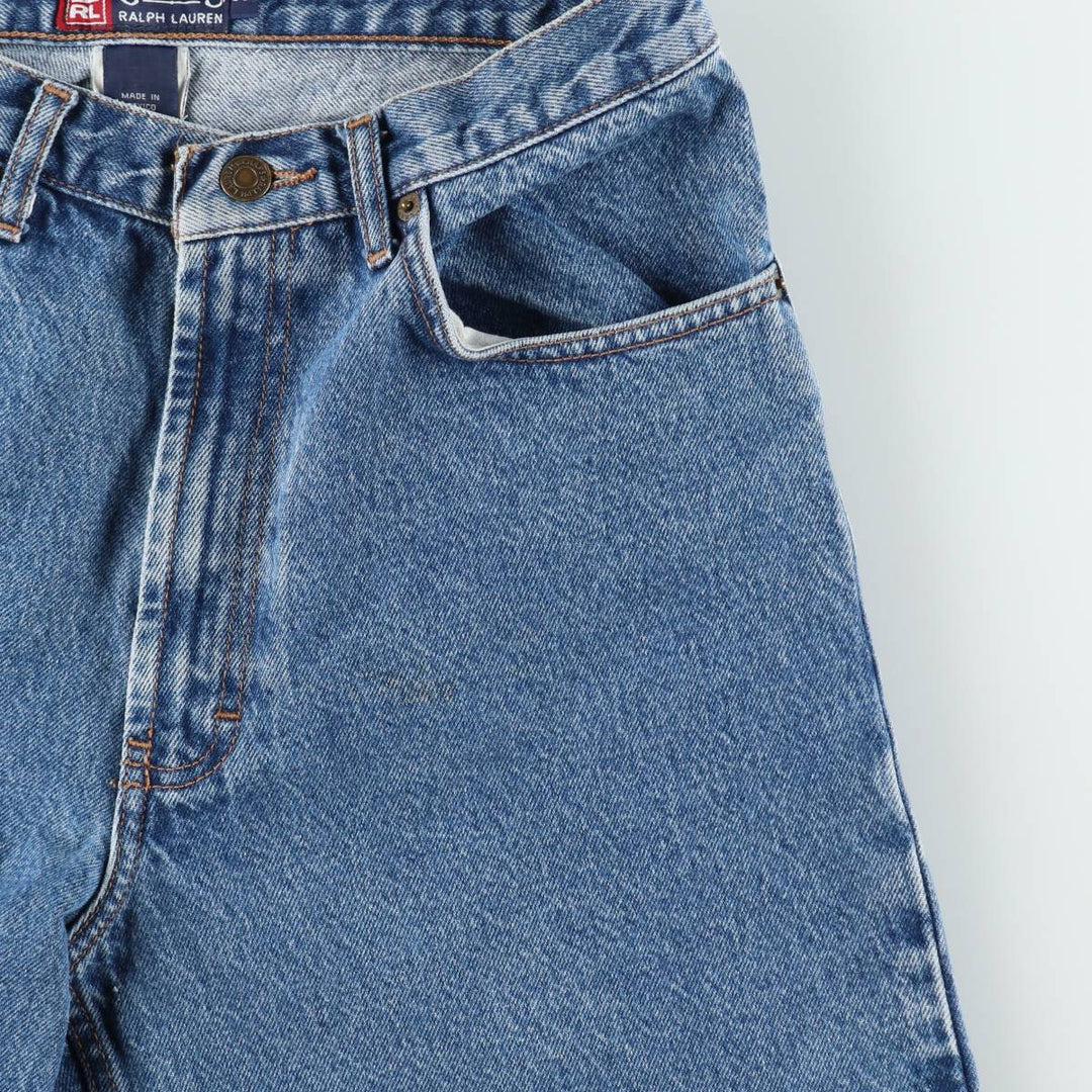 Ralph Lauren CHAPS denim shorts, men's size W30 (approx.). cotton blue type Vintage Second Hand