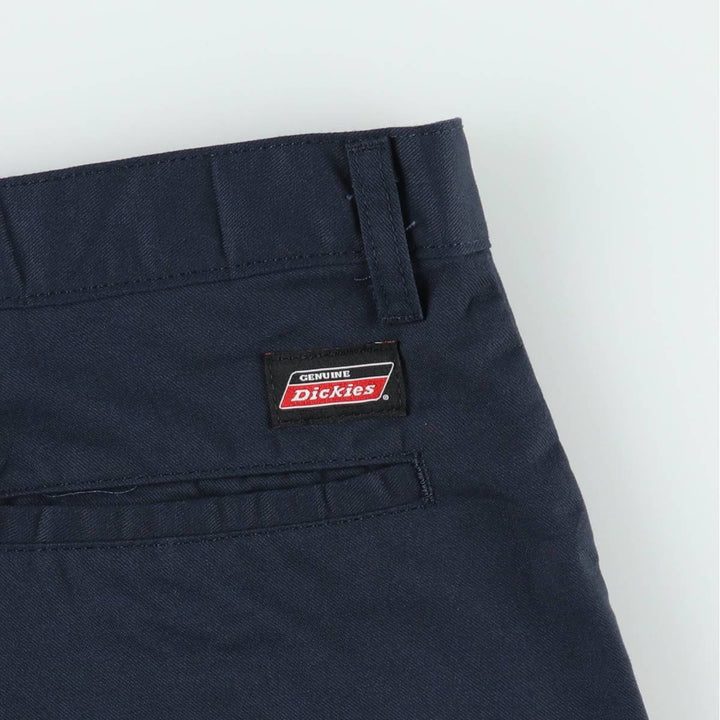 Dickies Work Shorts, Half Pants, Men's, W37 equivalent polyester navy blue type Vintage Second Hand