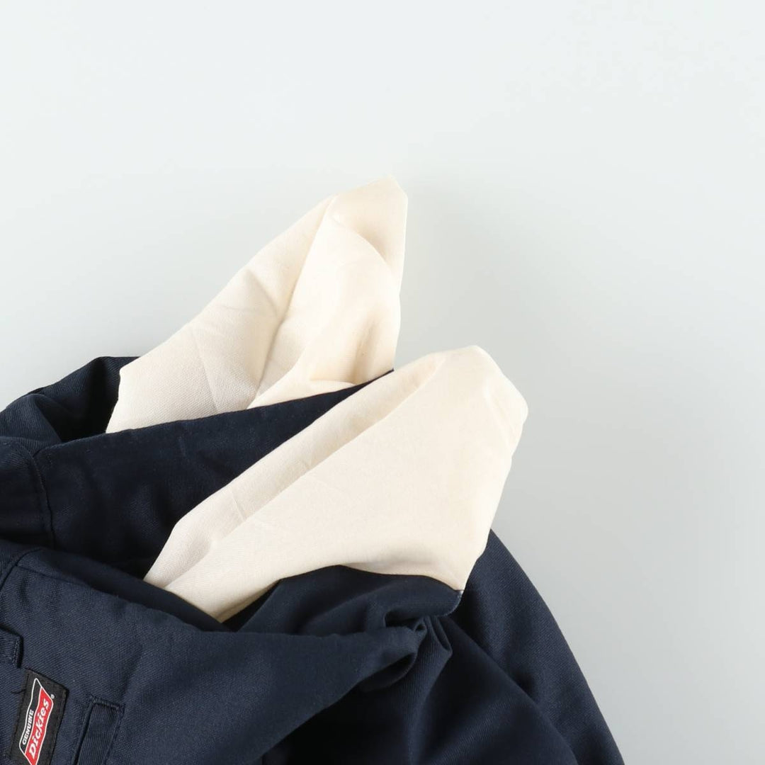 Dickies Work Shorts, Half Pants, Men's, W37 equivalent polyester navy blue type Vintage Second Hand