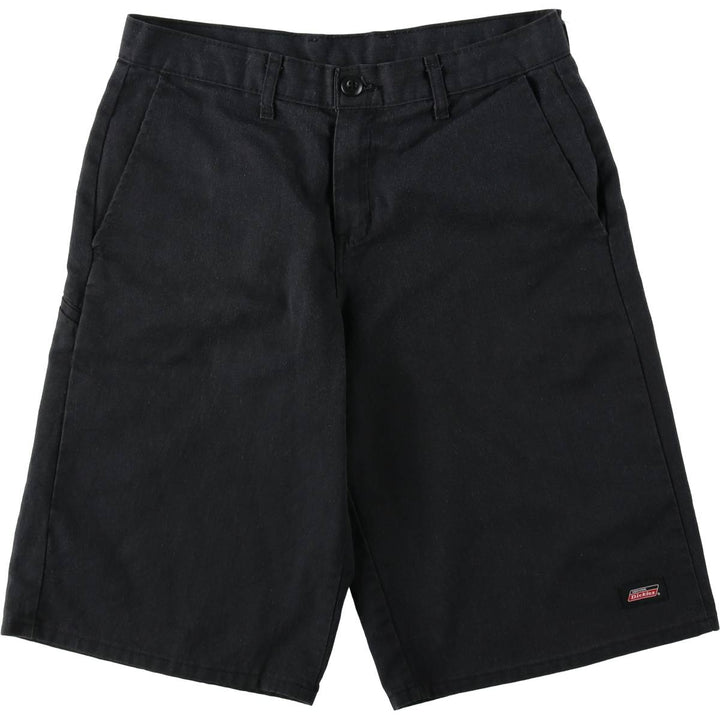 Dickies Work Shorts, Half Pants, Men's, W31 equivalent polyester black type Vintage Second Hand