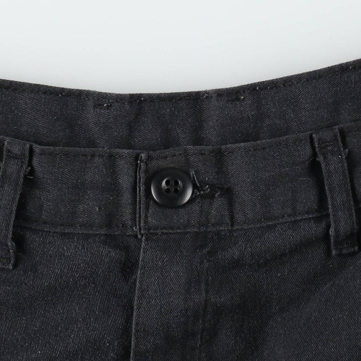 Dickies Work Shorts, Half Pants, Men's, W31 equivalent polyester black type Vintage Second Hand