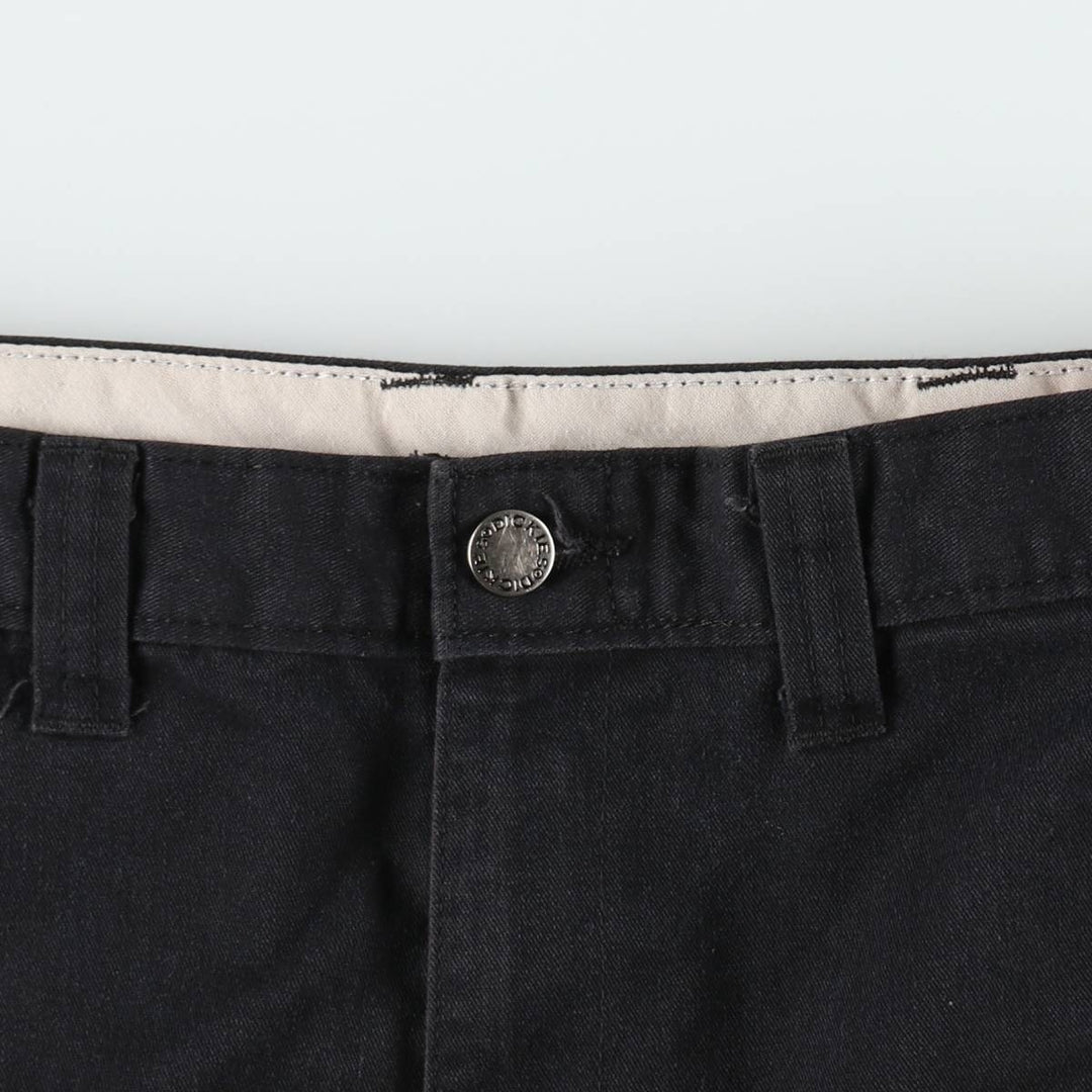 Dickies cargo shorts, men's size W34 (approx.) polyester black type Vintage Second Hand